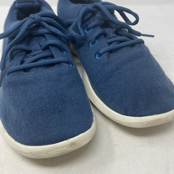 Allbirds Merino Wool Runners Mizziles in Hazy Indigo and Natural White - Picture 5 of 6